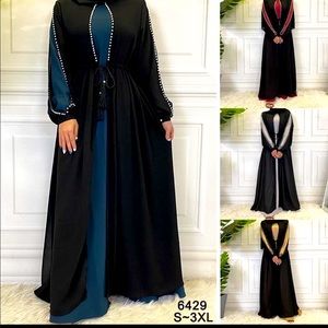 Pearls kaftan fashion abaya